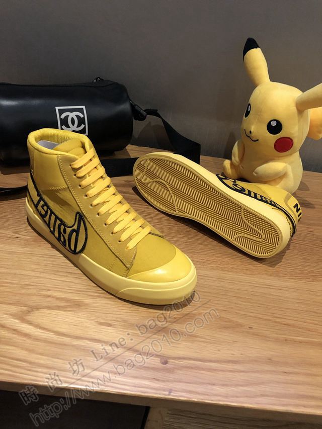 Nike男鞋 2019秋冬 耐克聯名Air Jordan 1最新系列 耐克高幫磨砂牛皮休閒男鞋  hdx13089
